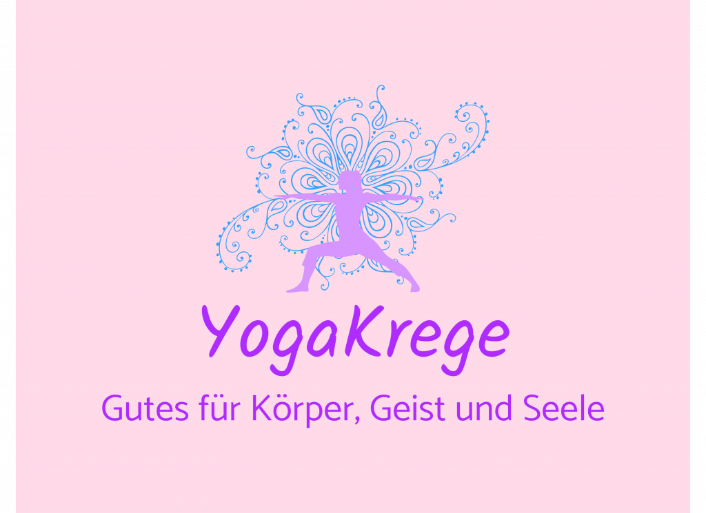 a kontakt logo with a person in a pose, YogaKrege , Yoga in Buchholz